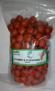 Бойлы вареные Пломбир в стаканчике  20 мм 1 кг.jpg