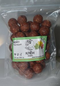 Бойлы пылящие Клен  20 мм 250 г.JPG