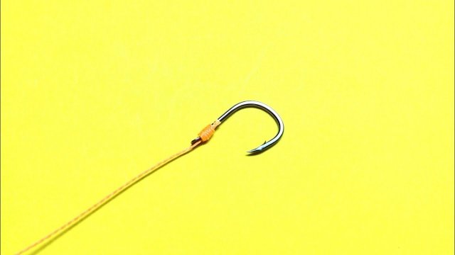 Как привязать крючок с лопаткой | Узел для крючка с лопаткой | Fishing Knots