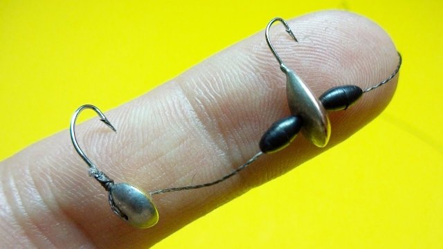 Как привязать две мормышки к леске | Зимняя рыбалка | Fishing Knots
