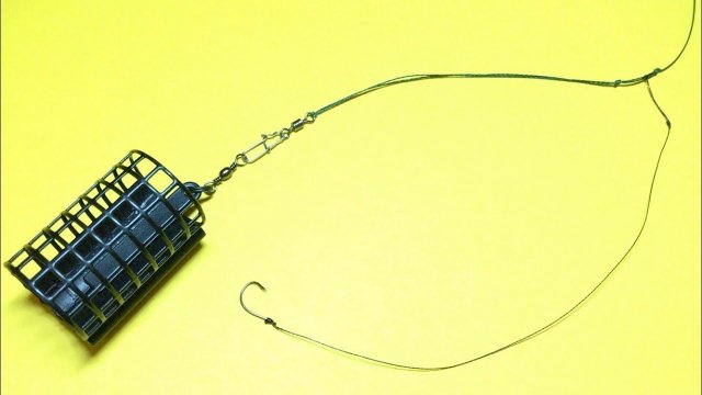 Фидерный монтаж вертолет и два узла | Фидерная оснастка | Feeder Fishing