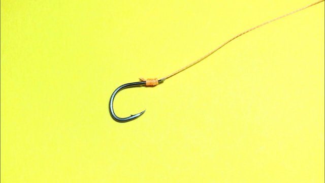 Как привязать крючок с лопаткой | как завязать узел для крючка | fishing knots for fishing line