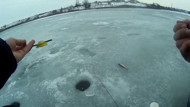 Яка погода така і риболовля.  Риболовля зимою на поплавок