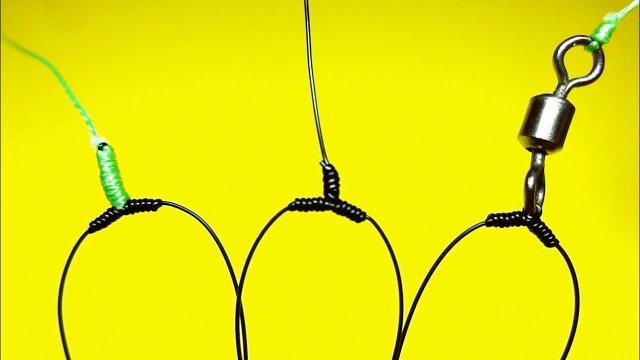 Как привязать поводок к основной леске. Лайфхаки и самоделки для рыбалки. Рыбалка 2021