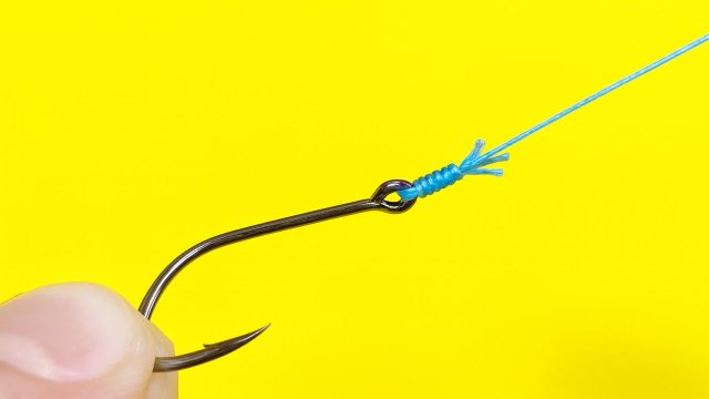 Самый простой способ завязать крепкий рыболовный узел!