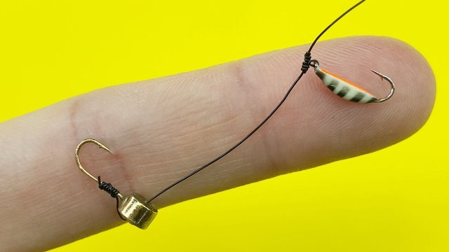 Как привязать две мормышки? Лучшие узлы для зимней рыбалки!