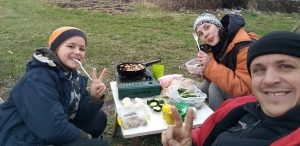 Поездка семьей на карася
