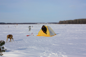 Февраль 2011г. Харьковская обл. Печенежское вдхр. "Катера"